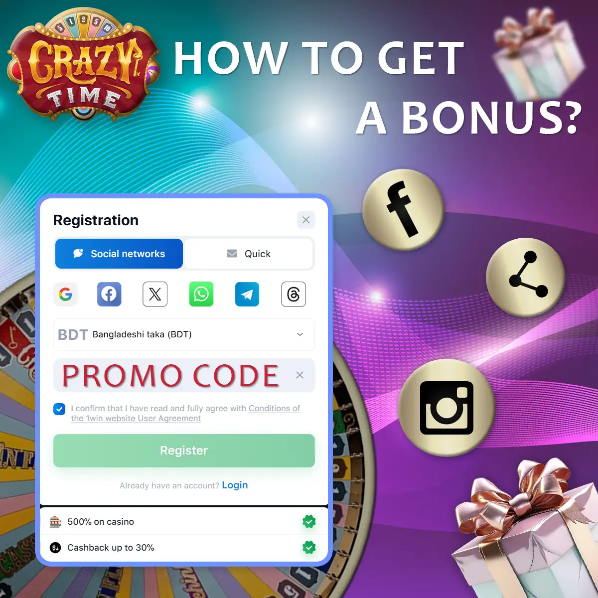 How to get a ‘crazy time’ bonus in Bangladash