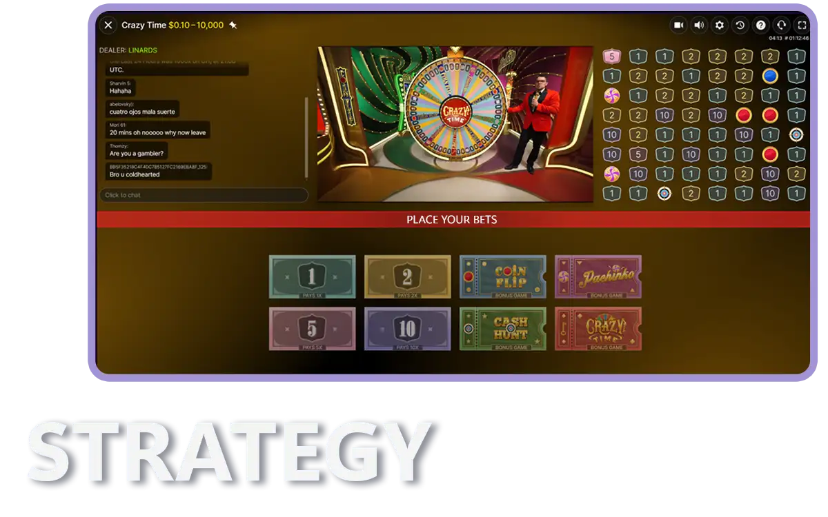 Strategy Crazy Time